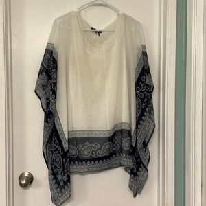 Size M DKNY paisley top